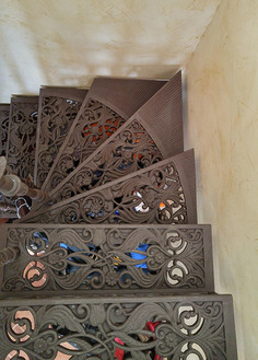 Чугунная маршевая лестница "Весна", фото 4
