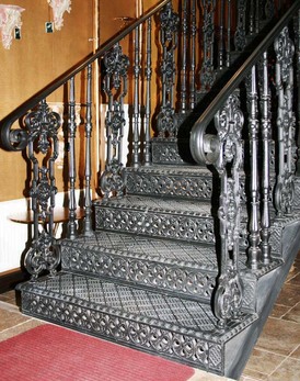Чугунная маршевая лестница "Павловская", фото 1